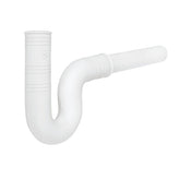 Sifon flexible para lavamano 1 1/4" con extenion 20cm pvc foet
